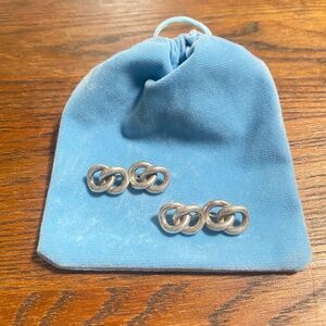 Sterling English Hallmark Cuff Links